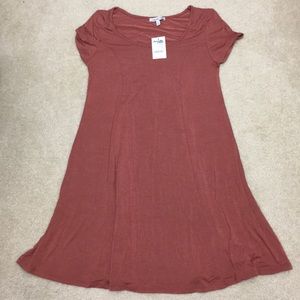 charlotte russe burnt orange dress